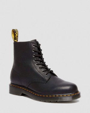 Dr. Martens 1460 Ambassador Leather Lace Up Boots Czarne | SN-DM84914