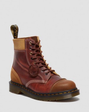 Dr. Martens 1460 Made in England Deadstock Leather Lace Up Boots Kolorowe | SN-DM84245