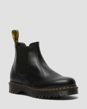 Dr. Martens 2976 Bex Smooth Leather Chelsea Boots Czarne | SN-DM84276