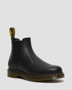 Dr. Martens 2976 Nappa Leather Chelsea Boots Czarne | SN-DM84331