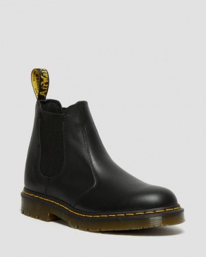 Dr. Martens 2976 Slip Resistant Leather Chelsea Boots Czarne | SN-DM84903