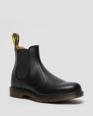 Dr. Martens 2976 Smooth Leather Chelsea Boots Czarne | SN-DM84869