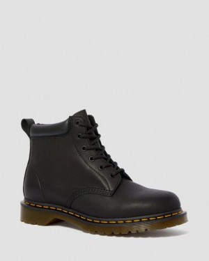 Dr. Martens 939 Ben Boot Leather Lace Up Boots Czarne | SN-DM84150