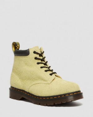 Dr. Martens 939 Ben Suede Padded Collar Lace Up Boots Żółte | SN-DM84142