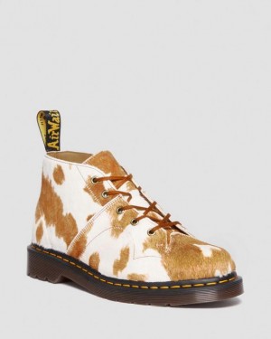 Dr. Martens Church Hair-On Cow Print Monkey Boots Kolorowe | SN-DM84822