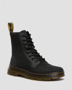 Dr. Martens Combs Poly Casual Boots Czarne | SN-DM84888