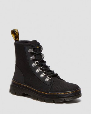 Dr. Martens Combs Poly Casual Boots Czarne | SN-DM84203