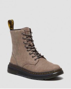 Dr. Martens Crewson Casual Boots Szare Brązowe Głęboka | SN-DM84907