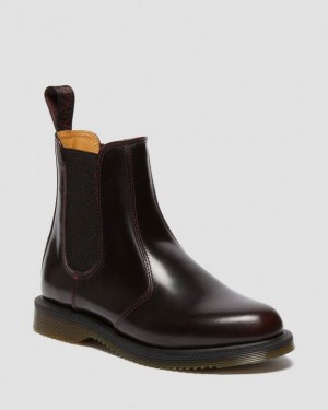 Dr. Martens Flora Arcadia Chelsea Boots Różowe Czerwone | SN-DM84237