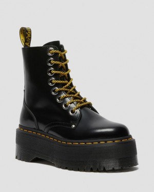 Dr. Martens Jadon Max Boot Platforms Czarne | SN-DM84267