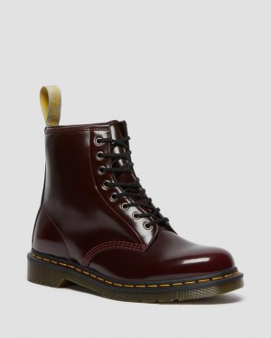 Dr. Martens Vegan 1460 Lace Up Boots Różowe Czerwone | SN-DM84877