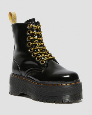 Dr. Martens Vegan Jadon Boot Max Platforms Czarne | SN-DM84167