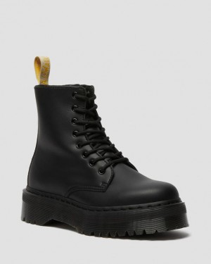 Dr. Martens Vegan Jadon II Boot Mono Platforms Czarne | SN-DM84897