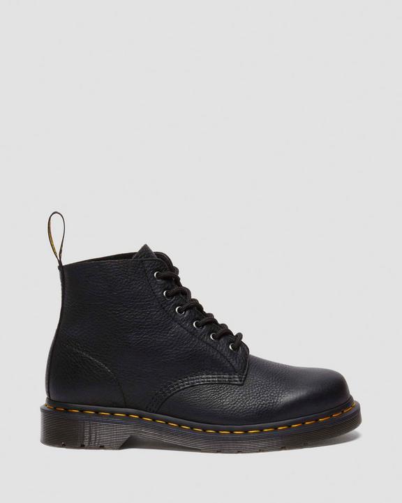 Dr. Martens 101 Ambassador Leather Ankle Boots Czarne | SN-DM84257