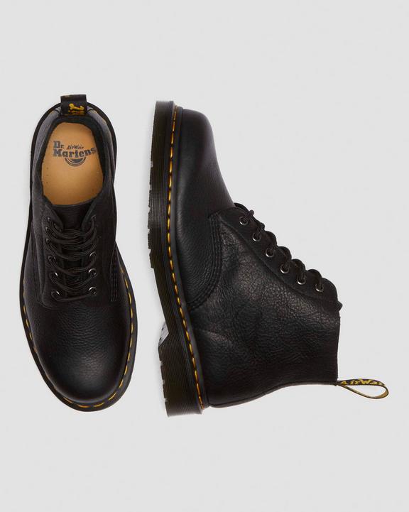 Dr. Martens 101 Ambassador Leather Ankle Boots Czarne | SN-DM84257