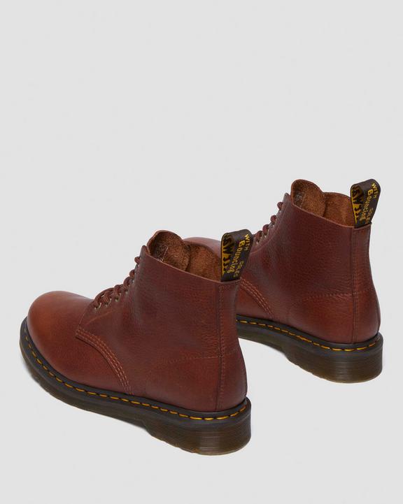 Dr. Martens 101 Ambassador Leather Ankle Boots Brązowe | SN-DM84211