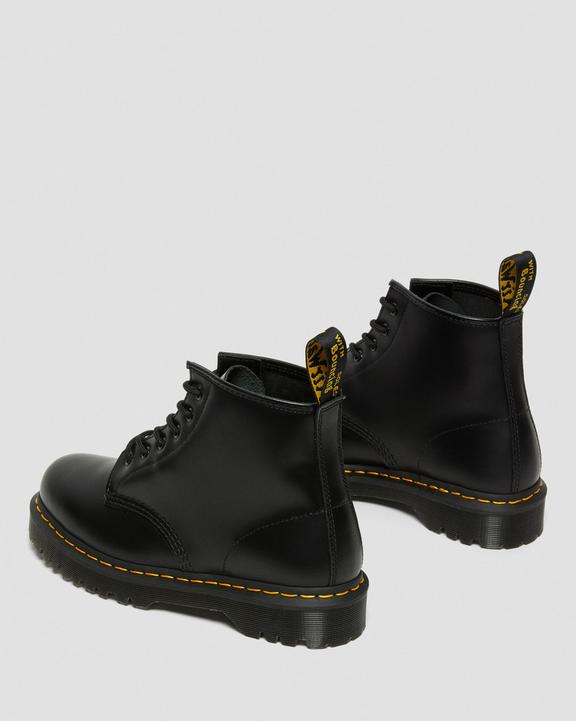 Dr. Martens 101 Bex Smooth Leather Ankle Boots Czarne | SN-DM84248