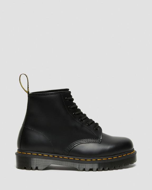 Dr. Martens 101 Bex Smooth Leather Ankle Boots Czarne | SN-DM84248