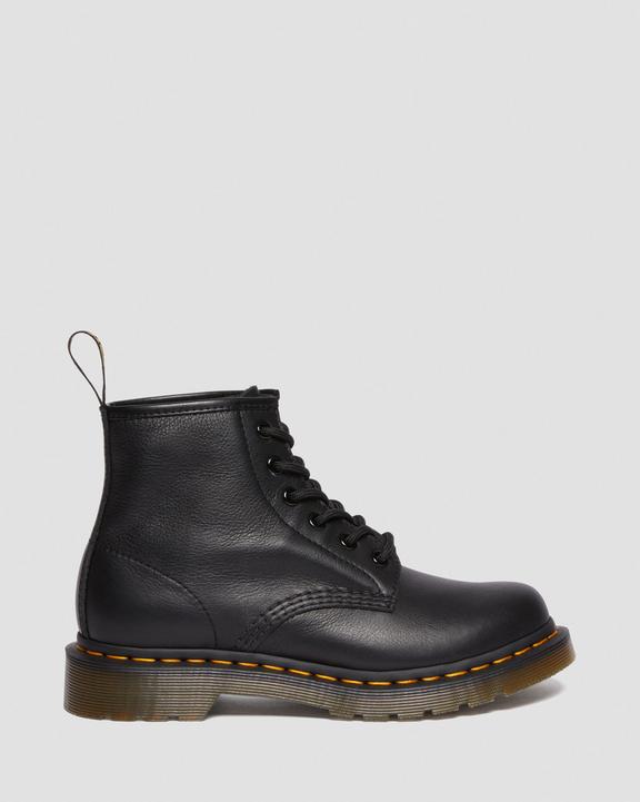 Dr. Martens 101 Virginia Leather Ankle Boots Czarne | SN-DM84189