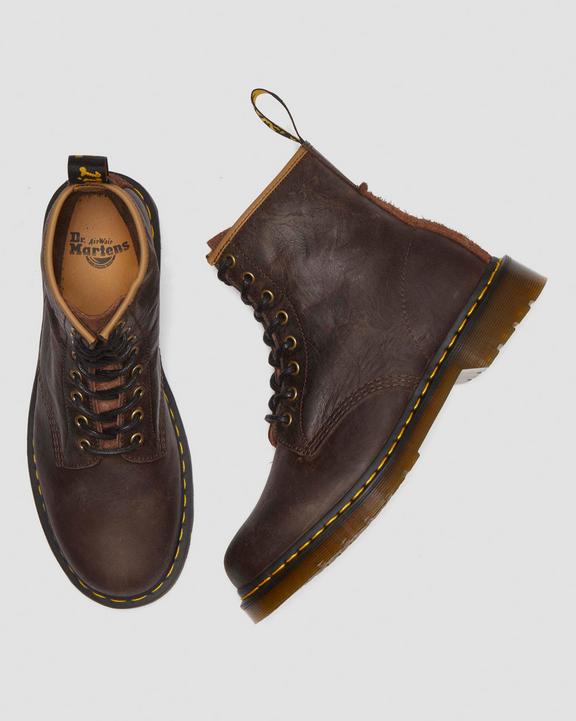 Dr. Martens 1460 Antique Pull Up Lace Up Boots Jasny Brązowe | SN-DM84131