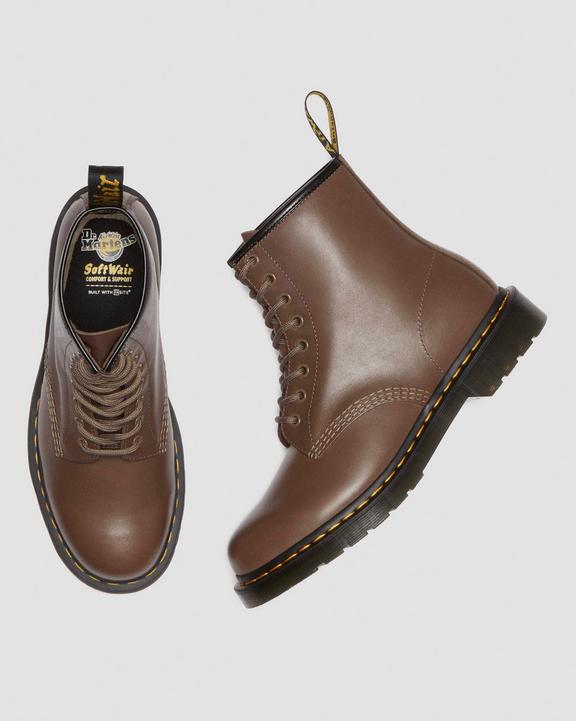 Dr. Martens 1460 Artimus Leather Lace Up Boots Khaki | SN-DM84135