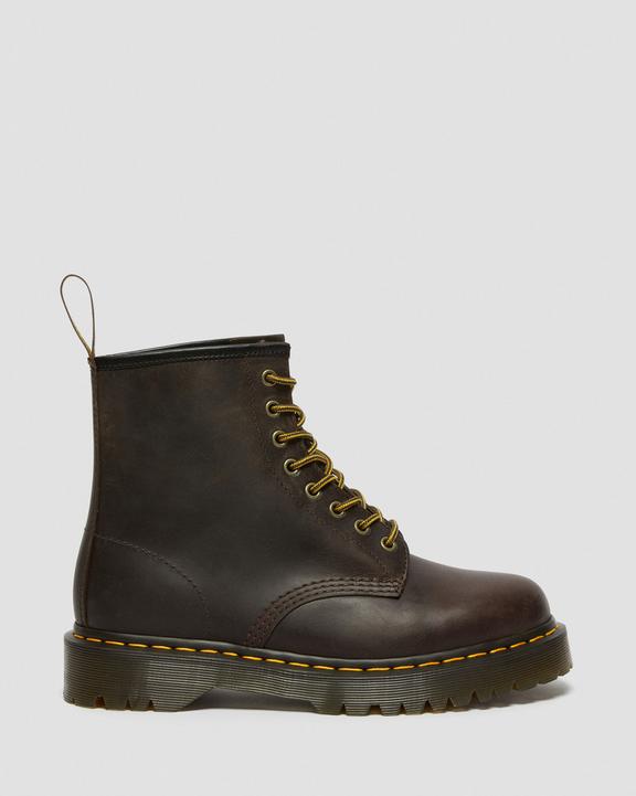 Dr. Martens 1460 Bex Crazy Horse Leather Lace Up Boots Ciemny Brązowe | SN-DM84184