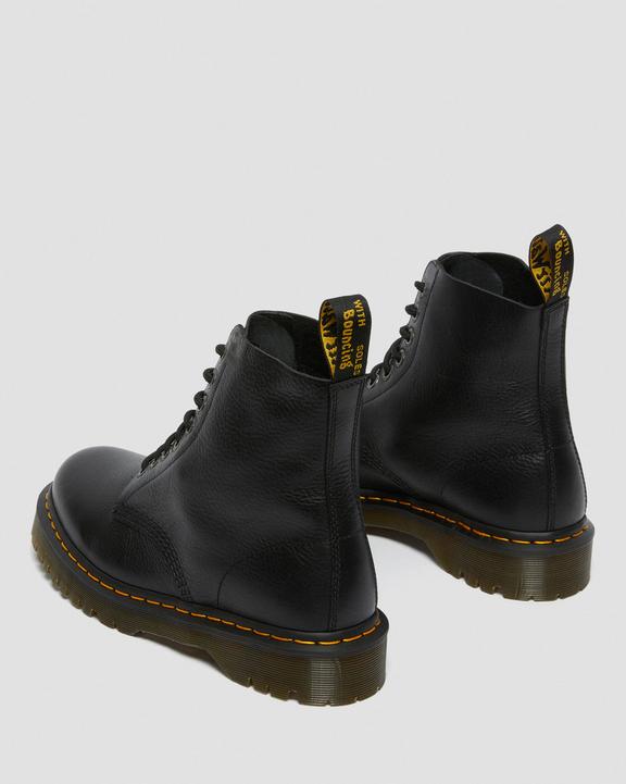 Dr. Martens 1460 Bex Pisa Leather Lace Up Boots Czarne | SN-DM84868