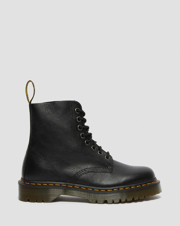 Dr. Martens 1460 Bex Pisa Leather Lace Up Boots Czarne | SN-DM84868