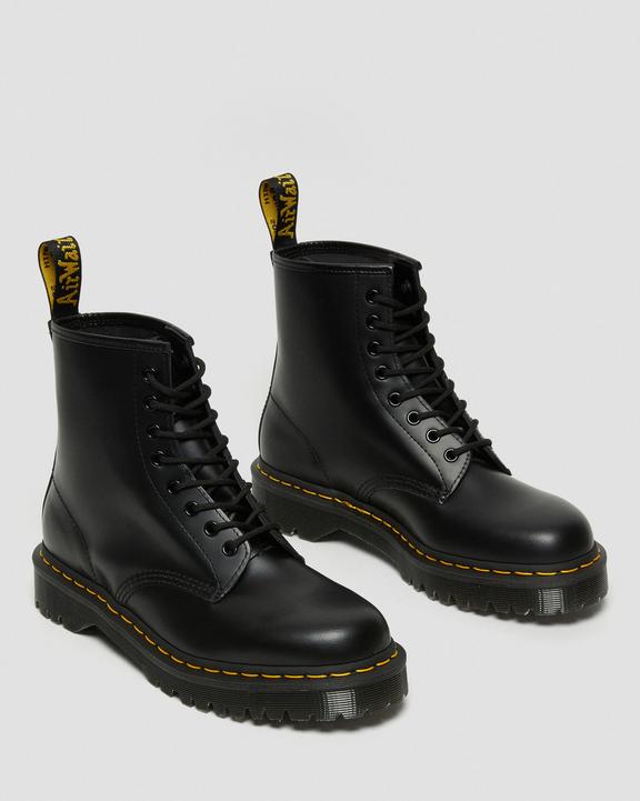 Dr. Martens 1460 Bex Smooth Leather Lace Up Boots Czarne | SN-DM84272