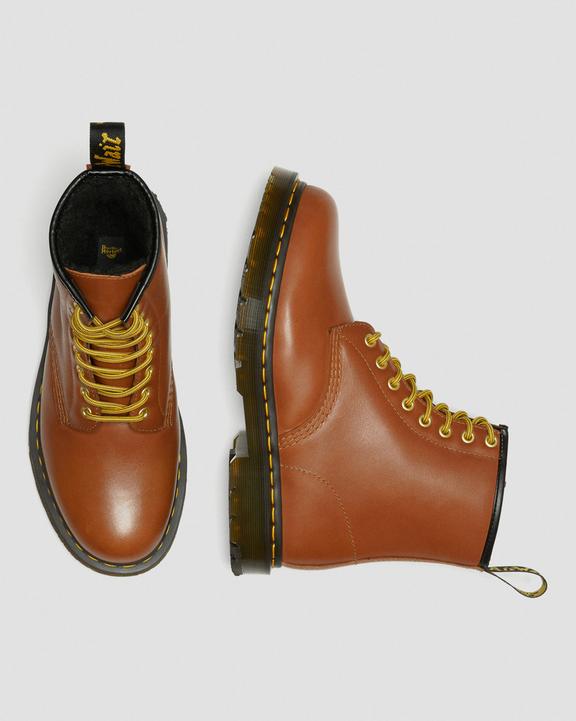 Dr. Martens 1460 DM's Wintergrip Leather Lace Up Boots Brązowe | SN-DM84263