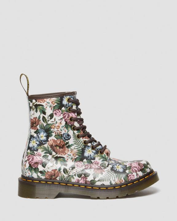 Dr. Martens 1460 English Garden Leather Lace Up Boots Kolorowe | SN-DM84289