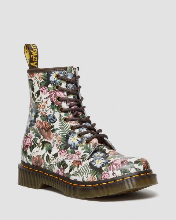 Dr. Martens 1460 English Garden Leather Lace Up Boots Kolorowe | SN-DM84289