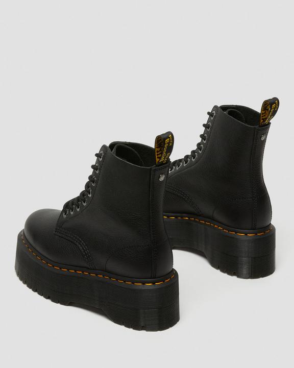 Dr. Martens 1460 Max Leather Platform Boots Czarne | SN-DM84281