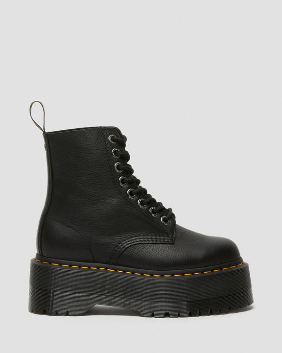 Dr. Martens 1460 Max Leather Platform Boots Czarne | SN-DM84281