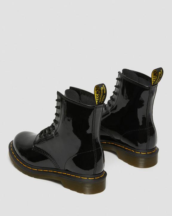 Dr. Martens 1460 Patent Leather Lace Up Boots Czarne | SN-DM84218