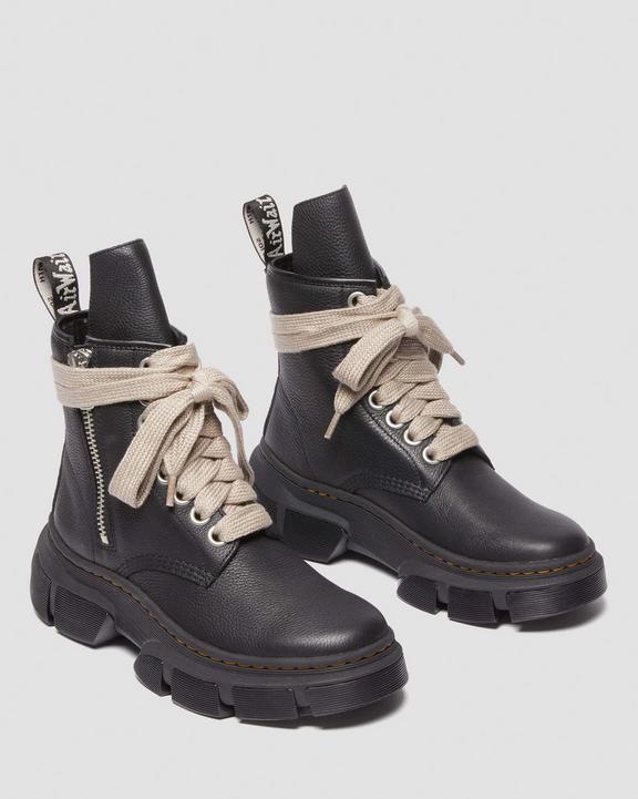 Dr. Martens 1460 Rick Owens DMXL Leather Lace Up Boots Czarne | SN-DM84140