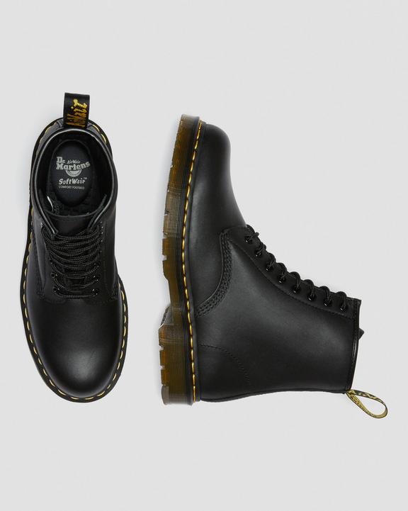 Dr. Martens 1460 Slip Resistant Leather Lace Up Boots Czarne | SN-DM84902