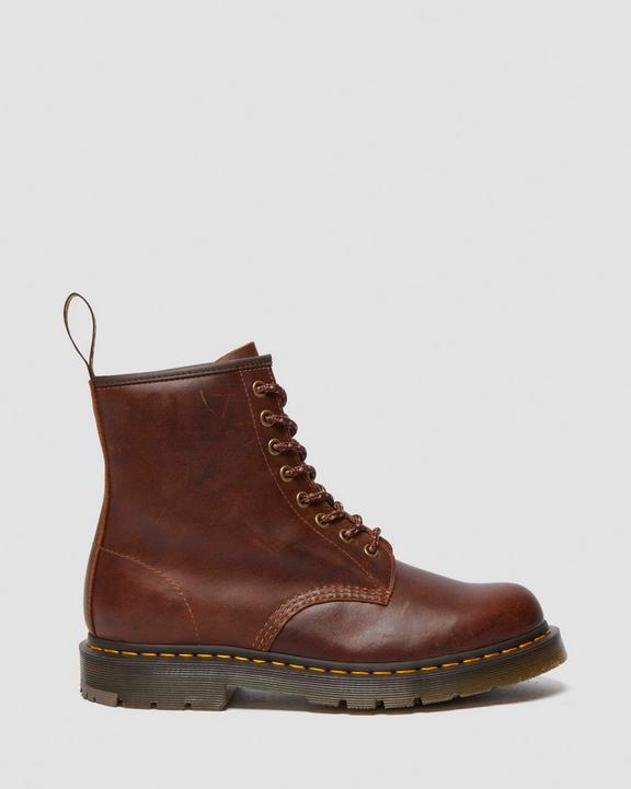 Dr. Martens 1460 Slip Resistant Leather Lace Up Boots Ciemny Brązowe | SN-DM84133