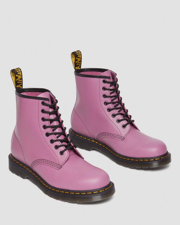 Dr. Martens 1460 Smooth Leather Lace Up Boots Fioletowe | SN-DM84249