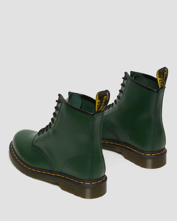 Dr. Martens 1460 Smooth Leather Lace Up Boots Zielone | SN-DM84253