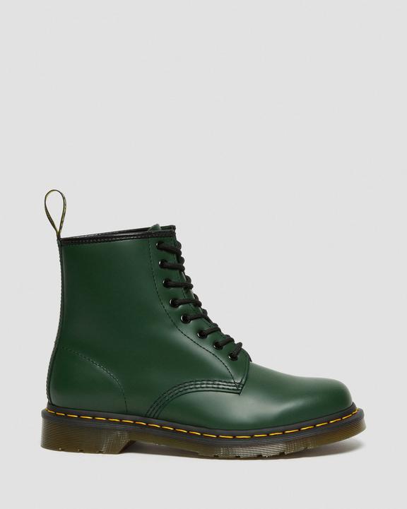 Dr. Martens 1460 Smooth Leather Lace Up Boots Zielone | SN-DM84253