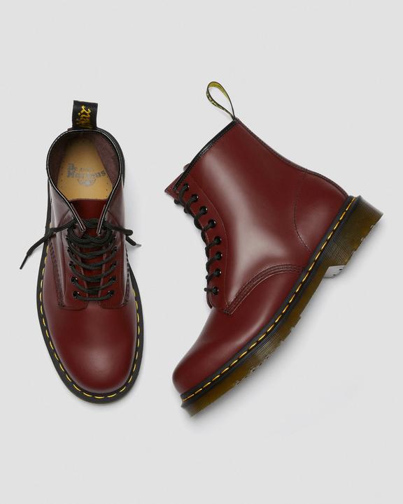 Dr. Martens 1460 Smooth Leather Lace Up Boots Różowe Czerwone | SN-DM84284