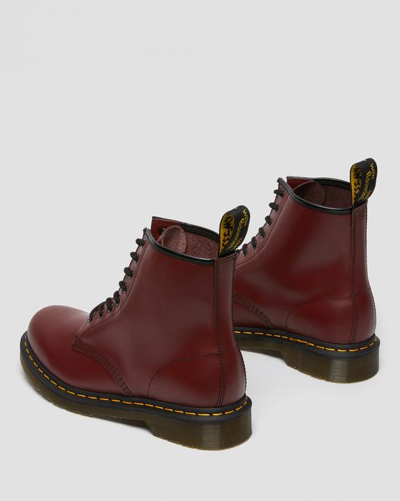 Dr. Martens 1460 Smooth Leather Lace Up Boots Różowe Czerwone | SN-DM84284