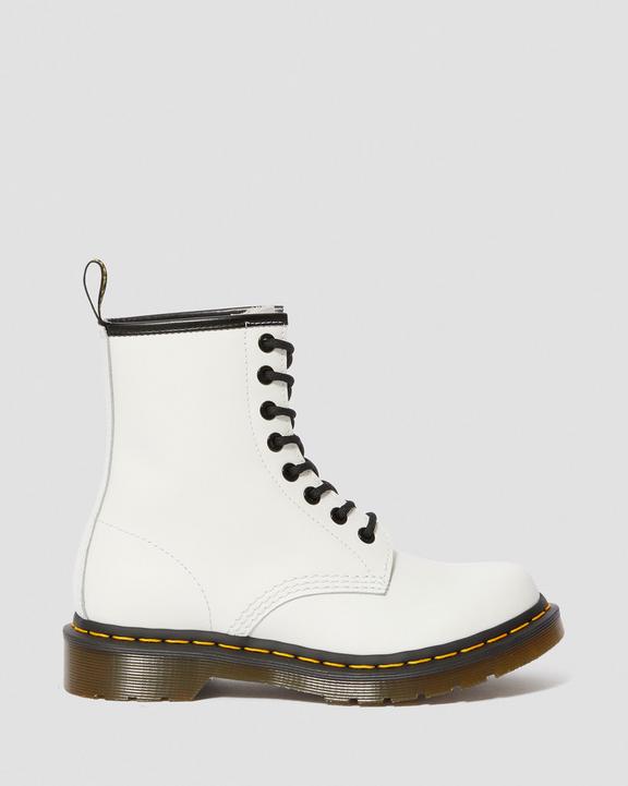 Dr. Martens 1460 Smooth Leather Lace Up Boots Białe | SN-DM84298