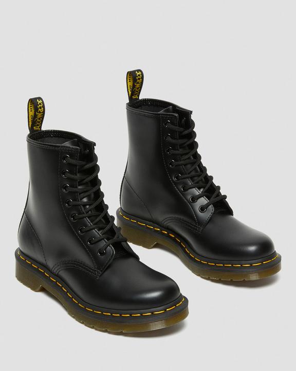 Dr. Martens 1460 Smooth Leather Lace Up Boots Czarne | SN-DM84319