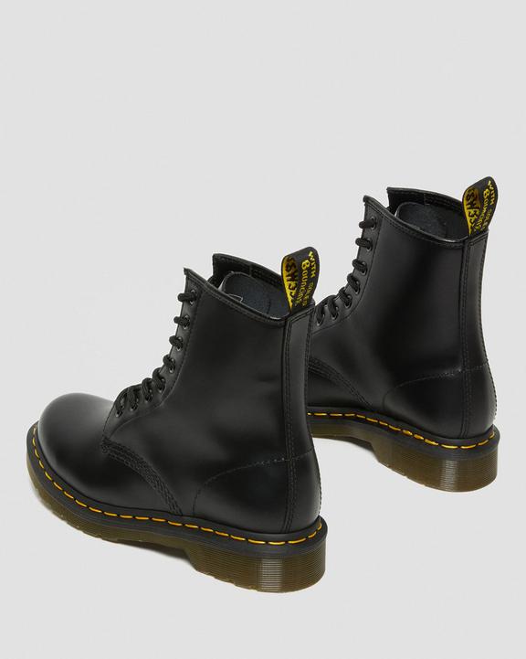 Dr. Martens 1460 Smooth Leather Lace Up Boots Czarne | SN-DM84319