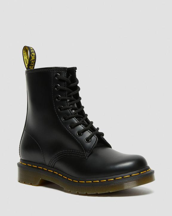 Dr. Martens 1460 Smooth Leather Lace Up Boots Czarne | SN-DM84319