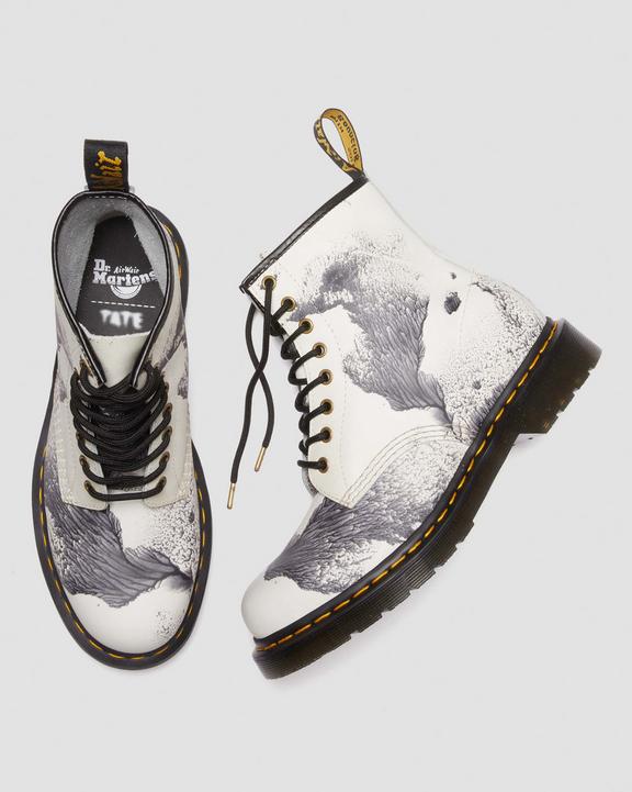 Dr. Martens 1460 Tate 'Decalcomania' Backhand Leather Lace Up Boots Kolorowe | SN-DM84144