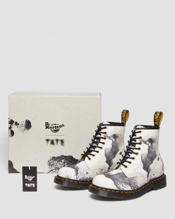 Dr. Martens 1460 Tate 'Decalcomania' Backhand Leather Lace Up Boots Kolorowe | SN-DM84144