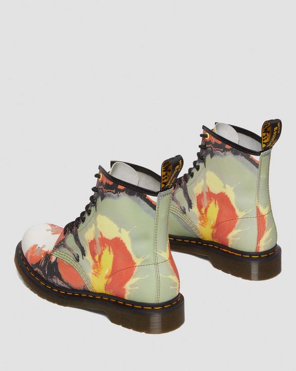 Dr. Martens 1460 Tate 'Volcanic Flare' Leather Lace Up Boots Kolorowe | SN-DM84143